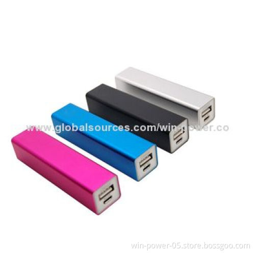 Power Banks, Charge for iPod, 2,200mAh Capacity with 5V DC, 800mA Input, OEM Colors Welcomed